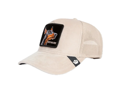 BASEBALL CAP IN VELLUTO DOBERMAN BISCUIT